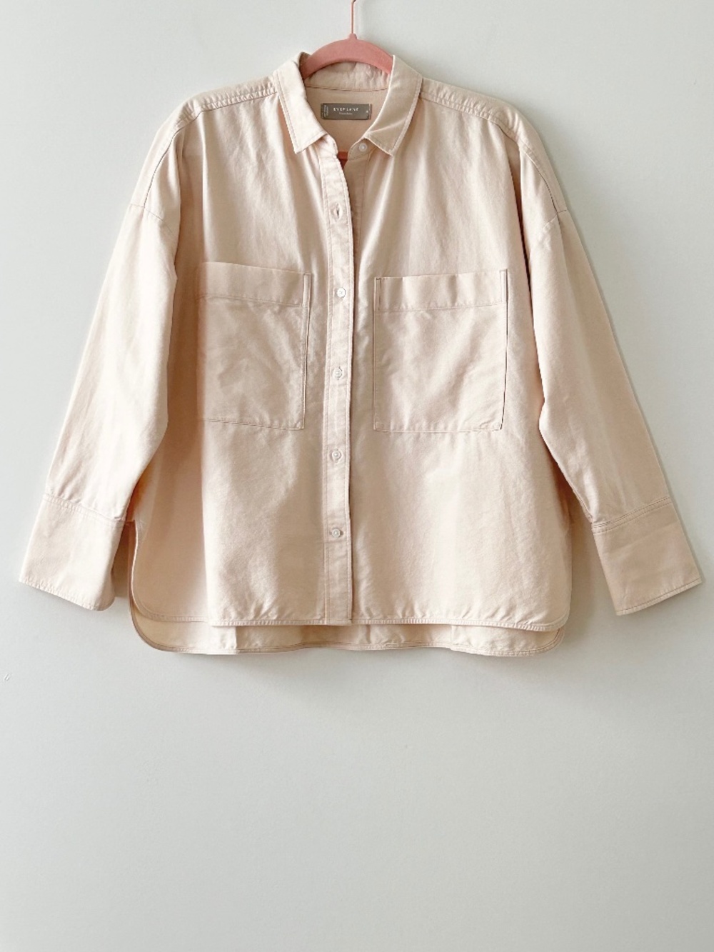 Everlane 100% Organic Cotton Boxy Oxford Shirt